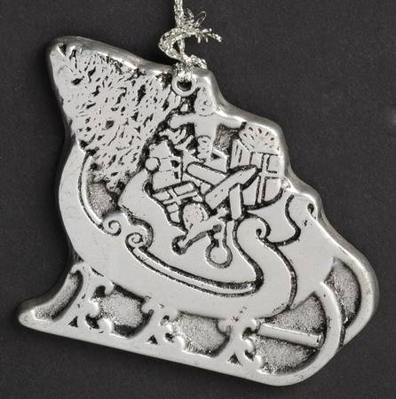 Wilton Armetale Christmas Ornament Sleigh With Presents - No Box