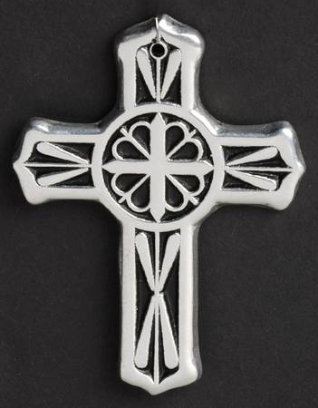 Wilton Armetale Christmas Ornament Cross - No Box
