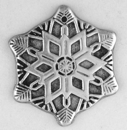 Wilton Armetale Christmas Ornament Snowflake - No Box