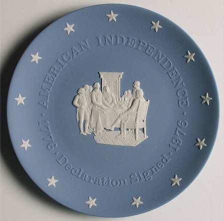 Bicentennial Plate Declaration Signed - No Box