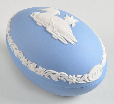 Easter Egg-Jasperware Tufted Duck - Boxed