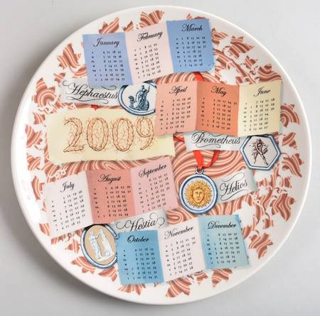 Calendar Plate Fire - No Box