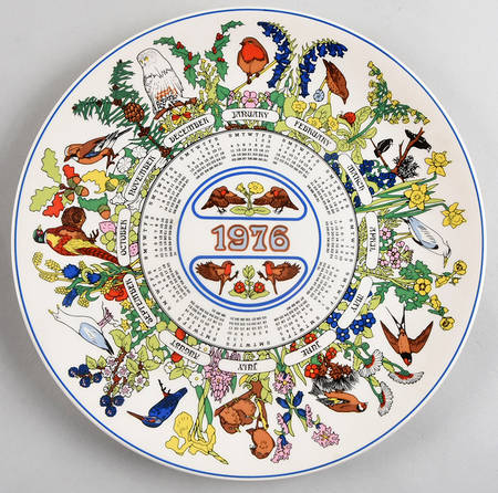 Calendar Plate Robin - Boxed
