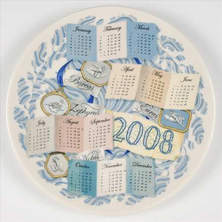 Calendar Plate Air - No Box
