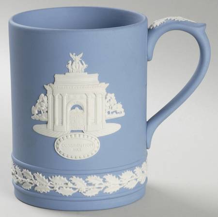 Jasperware Christmas Mug Constitution Hill - With Box
