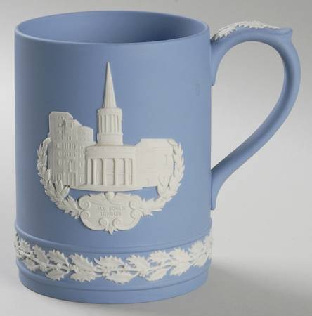 Jasperware Christmas Mug All Souls Church - Boxed