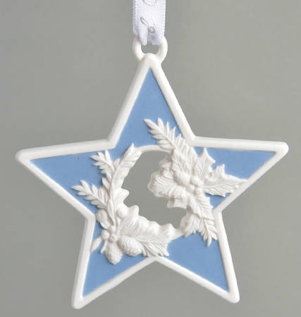 Wedgwood Christmas Ornament Star - Boxed