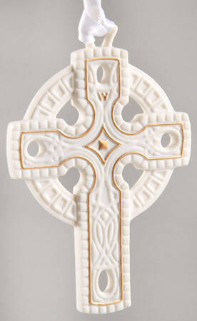 Wedgwood Christmas Ornament Celtic Cross - Boxed