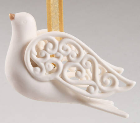 Wedgwood Christmas Ornament Dove Of Peace - Boxed