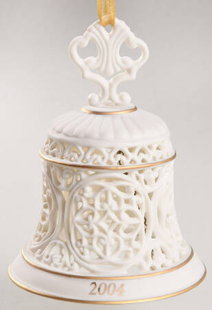 Wedgwood Christmas Ornament Jasper Pierced Bell - Boxed