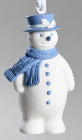 Wedgwood Christmas Ornament Snowman - Boxed