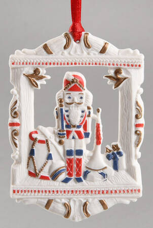 Wedgwood Christmas Ornament Nutcracker - Boxed
