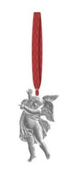 Wedgwood Christmas Ornament Remiel- Silver Coated - Boxed