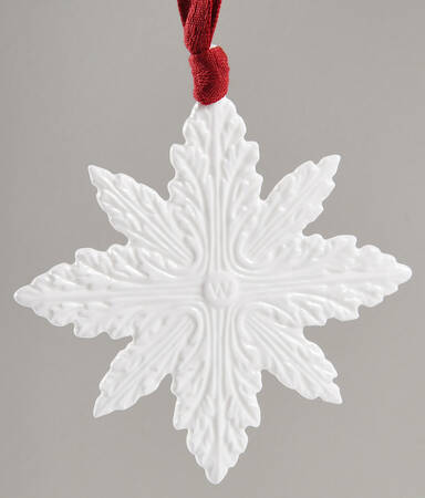 Wedgwood Christmas Ornament Snowflake - Boxed