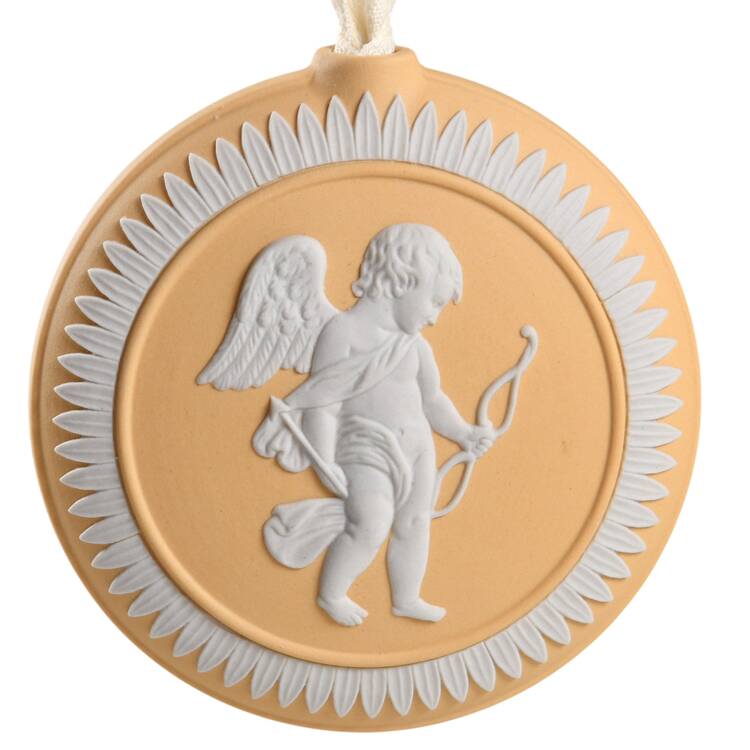 Wedgwood Christmas Ornament Cupid Jasper - Boxed