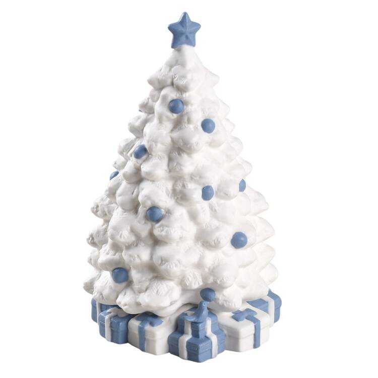 Wedgwood Christmas Ornament Standing Tree - With Box 235