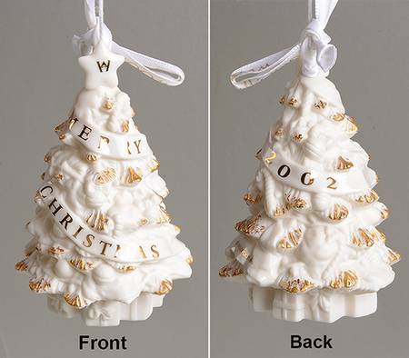 Wedgwood Christmas Ornament 3-D Tree Ornament - Boxed