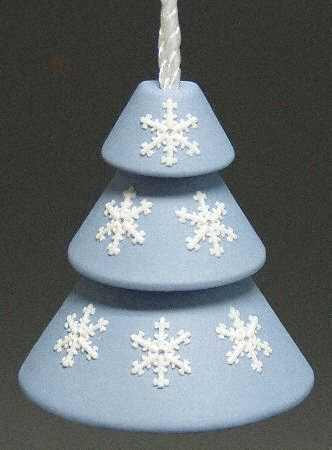 Wedgwood Christmas Ornament Snowflake Tree Ornament - Boxed