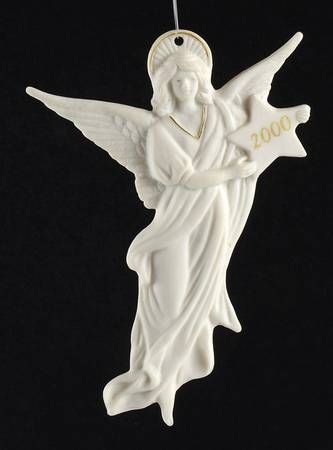 Wedgwood Christmas Ornament 2000 Angel - Boxed