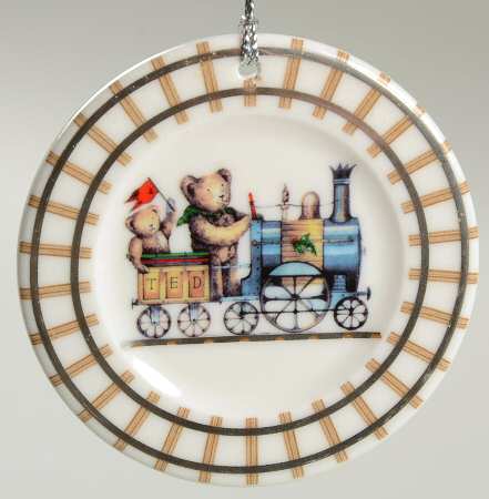 Wedgwood Christmas Ornament Ted's Train-The Engineer - Boxed
