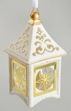Wedgwood Christmas Ornament Lantern Functional Ornament - Boxed
