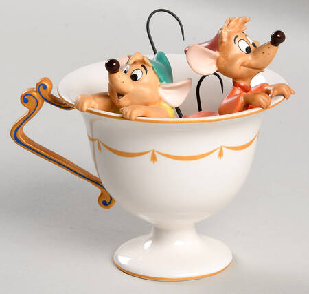 Cinderella Tea For Two-Gus & Jaq-Cup Only - Boxed