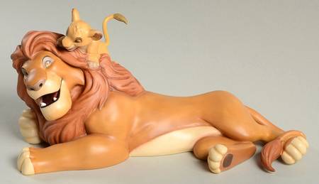 Tribute Series Pals Forever-Mufasa & Simba - With Box