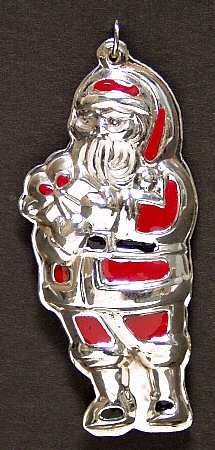Memories-Enameled Santa - Boxed