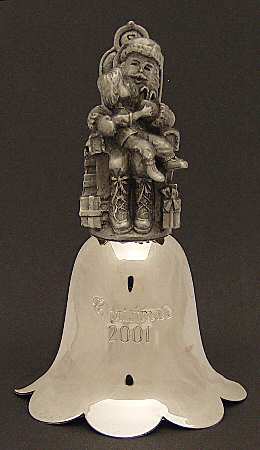 Santa Annual Bell 2001-Santa - Boxed