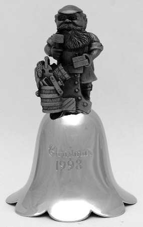 Santa Annual Bell 1998-Santa - Boxed