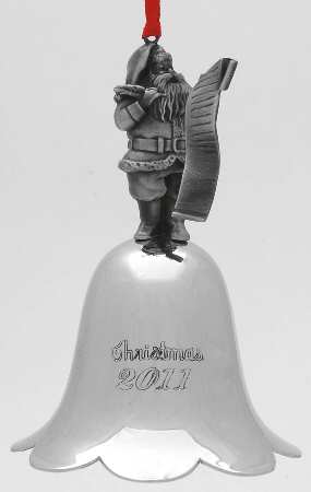 Santa Annual Bell 2011-Santa Bell - Boxed