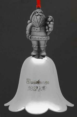Santa Annual Bell 2012-Santa Bell - Boxed