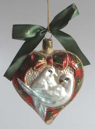 Twelve Days of Christmas-Holiday Heirlooms Two Turtledoves - No Box