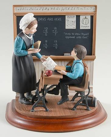 Amish Heritage School Days-Emma  And William - Boxed