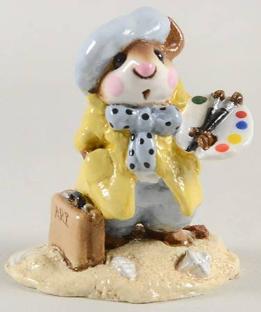 Mice Arty Mouse Yellow Coat - Boxed