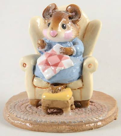 Mice Quilting Bee-White Chair - Boxed