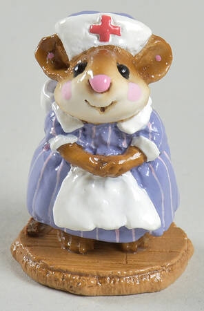 Mice Mousey Nurse - Blue Stripe Dress - Boxed