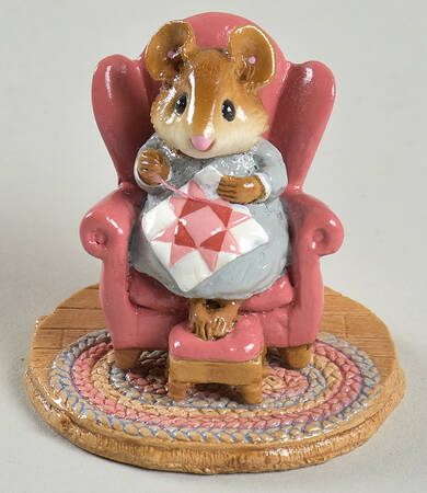 Mice Quilting Bee-Pink Chair - With Box Bx333
