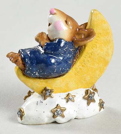 Mice Heavenly Slumber - Dk Blue - With Box Bx335