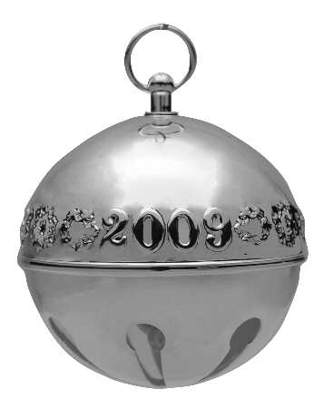 Sleigh Bell-Sterling Ornament 2009 Snowflakes - Boxed