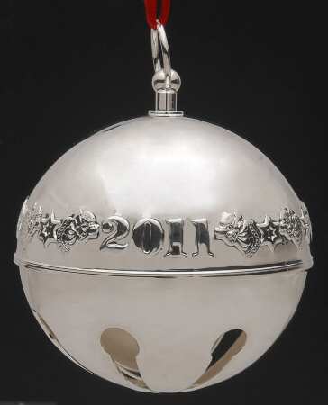 Sleigh Bell-Sterling Ornament 2011 Angels - Boxed