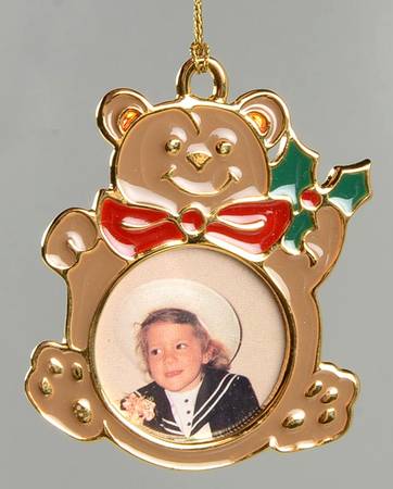 Christmas Cookie Teddy Bear Frame - Boxed