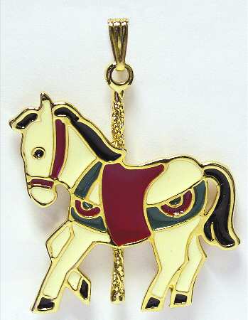 Christmas Cookie Carousel Horse - Boxed