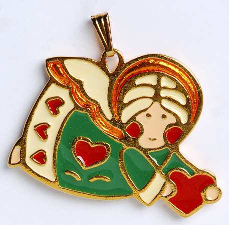Christmas Cookie Angel With Heart - With Box