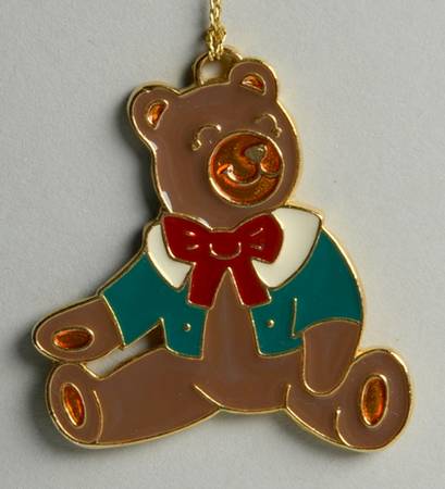 Christmas Cookie Teddy Bear Classic-Green Coat - Boxed
