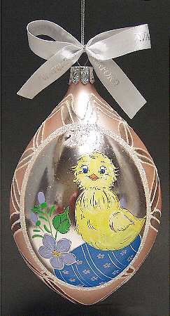Spring Ornament Series 2001 Easter Egg-Pink - Boxed