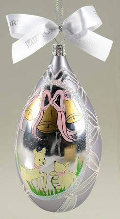 Spring Ornament Series Spring Pasture Egg-Violet - With Box