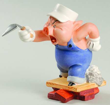 Three Little Pigs Work And Play Don't Mix-Practical Pig - Boxed