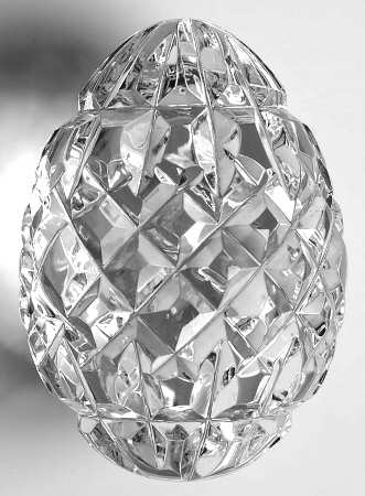 Annual Egg (Sterling or Silverplate Base) 1992-Crystal Egg Only - No Box