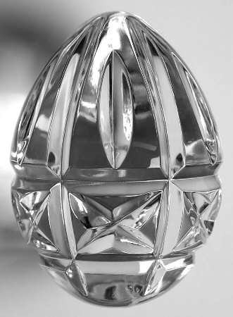 Annual Egg (Sterling or Silverplate Base) 2000-Crystal Egg Only - No Box